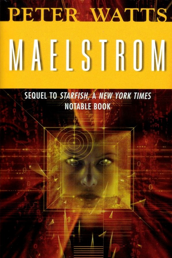 Maelstrom -Rifters 2-by Peter Watts book cover.