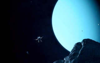 Spectacular Sci-Fi Short Wanderers by Erik Wernquist featuring beautiful recreations of choice views from various locales in our solar system. This film will give you a hankering for adventure.