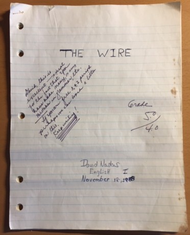 The Wire by David Nadas