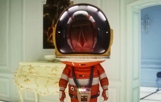 Screenshot of Dave the astronaut from the TV concept film Black Holes.