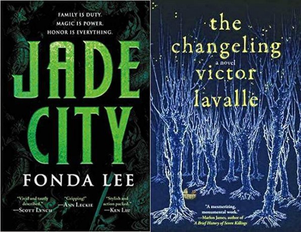 Jade City by Fonda Lee ties with The Changeling by Victor LaValle