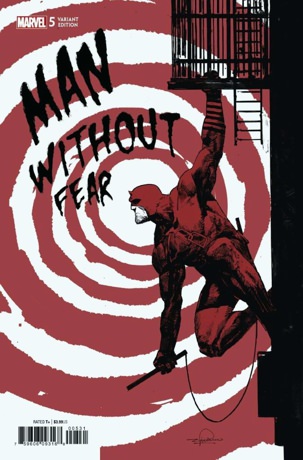 Gerardo Zaffino Cover art for the comic The Man Without Fear